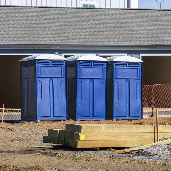 job site porta potties offers delivery and pickup services for all of our portable restrooms